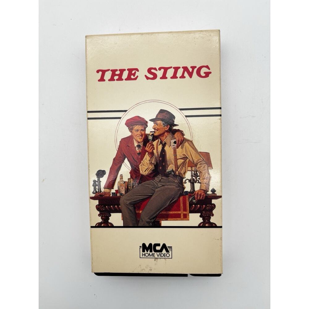 The Sting VHS Paul Newman And Robert Redford Very Good Condition Tested. Works